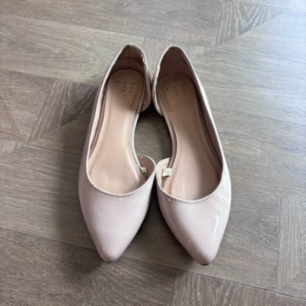 Target A New Day Nude Patent Leather Flats